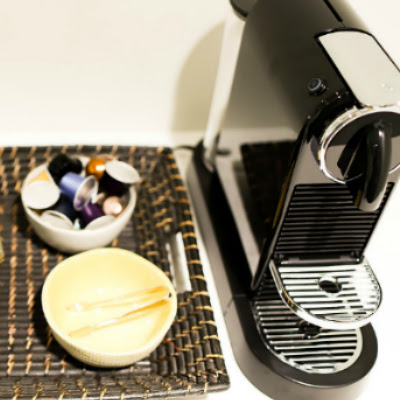 Nespresso at our dental office in downtown Seattle